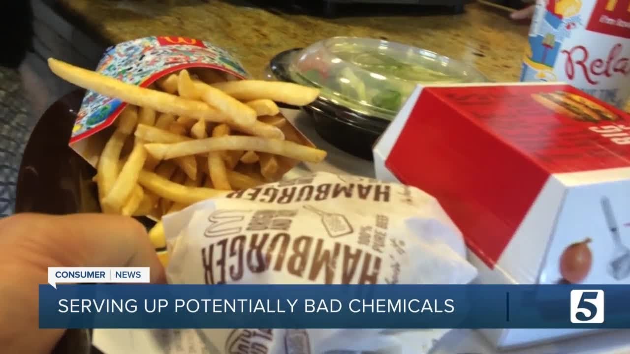 'Forever chemicals' found in packaging at fast food chains, study says