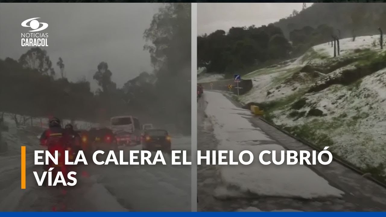 Fuertes lluvias en La Calera, Cundinamarca, y en Bogotá generaron caos