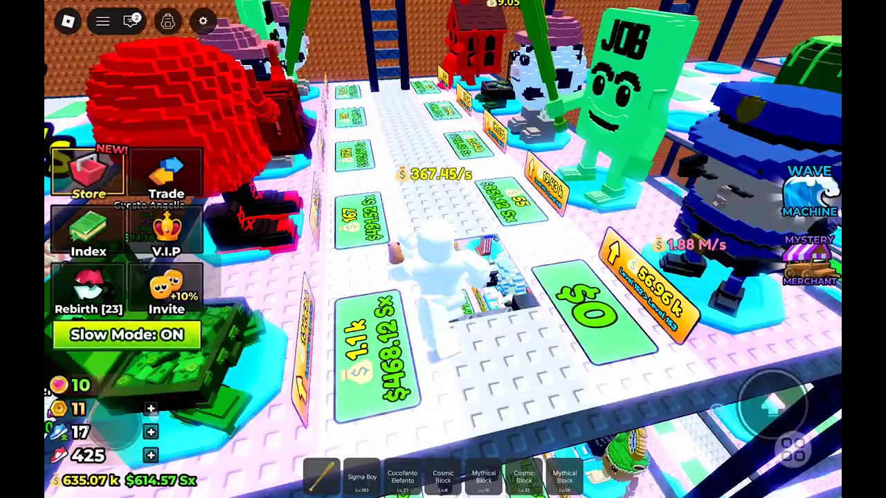 I got 1 million money bag per second brainrot in Escape Tsunami For Brainrot