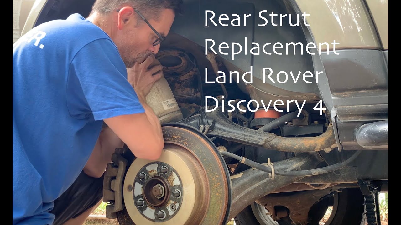 Rear Strut Replacement. Land Rover Discovery 4 (LR4) air bag suspension