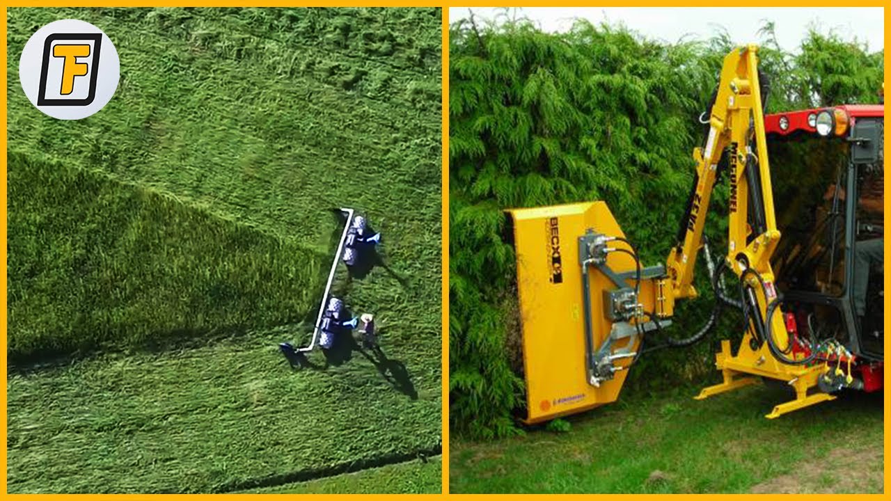 ⚡ Incredible Hedge Trimming & Lawn Mowing Machines ▶ 1  [with TechFind Commentary]