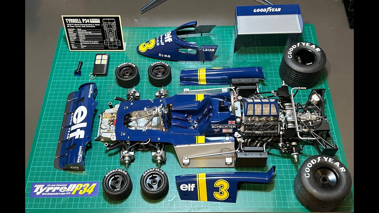 Building my 1976 Japan GP Tyrrell P34 Formula 1 Car 1:8 Scale