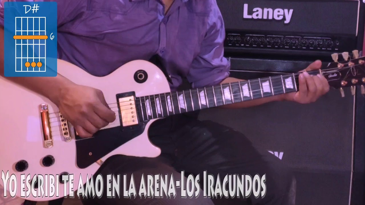 como tocar : Yo escribí te amo en la arena- Los Iracundos