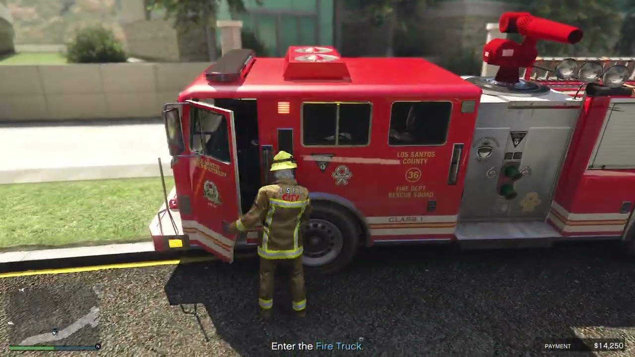 GTA ONLINE FIREFIGHTER JOB