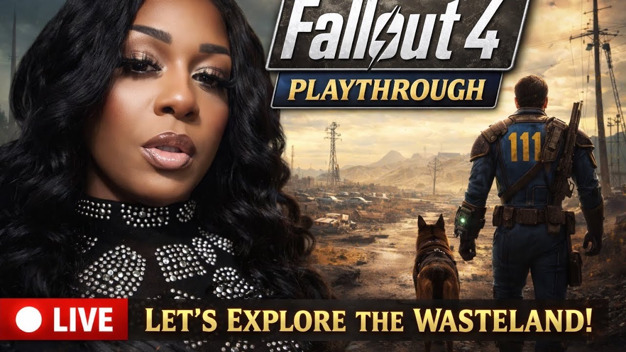 🌌 Late Night Gaming Lounge — Fallout 4 | Calm, Cozy, Midnight Vibes