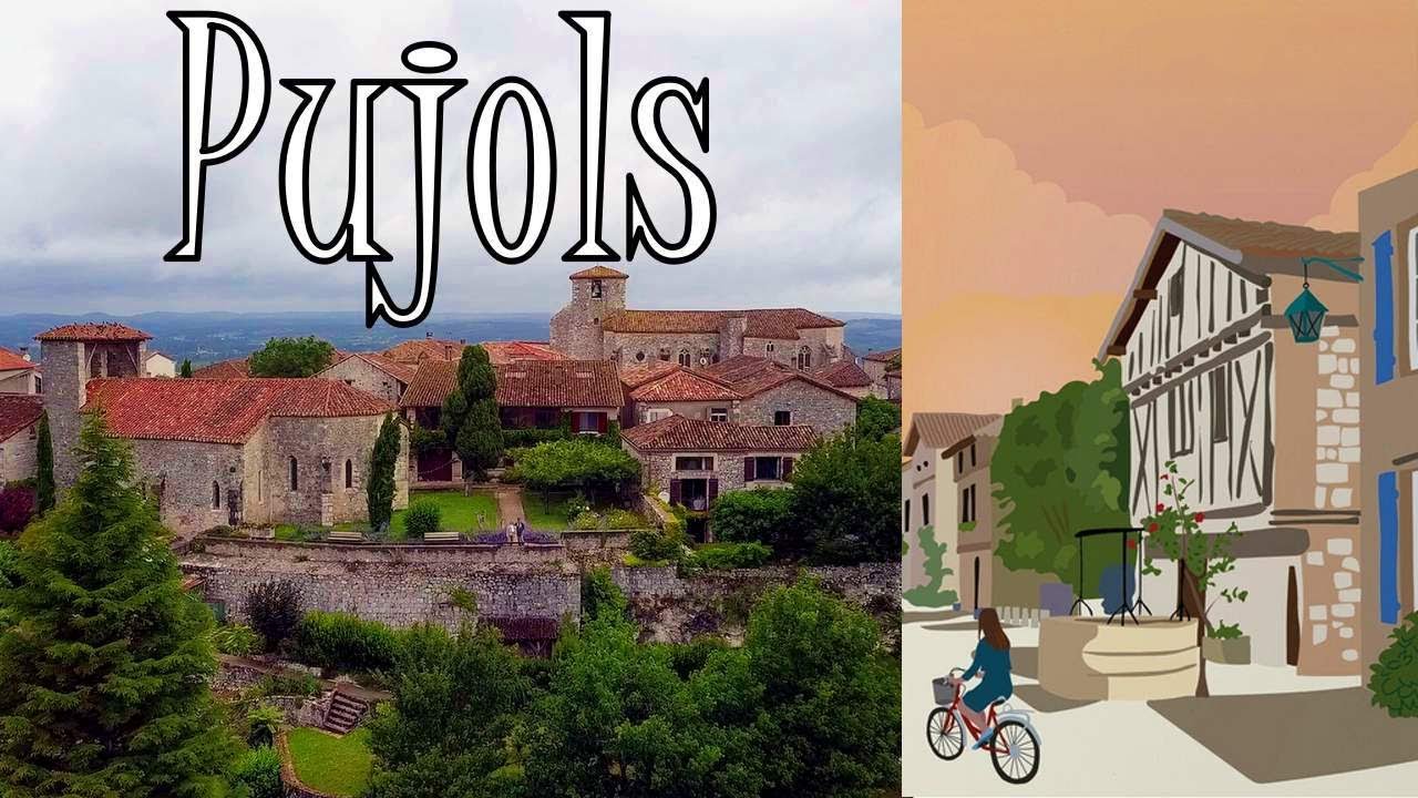 PUJOLS : un des plus beaux villages de France - Lot et Garonne
