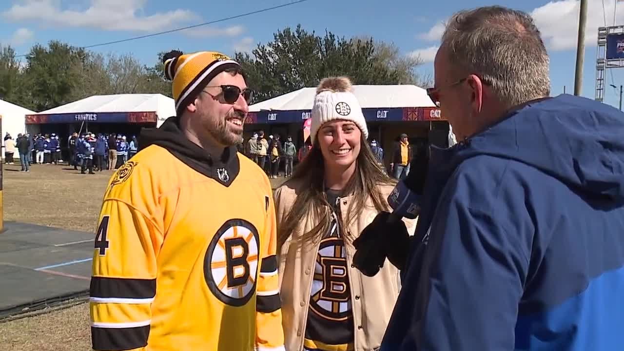 Chilly Fan Fest sets the stage for outdoor hockey spectacle in Tampa