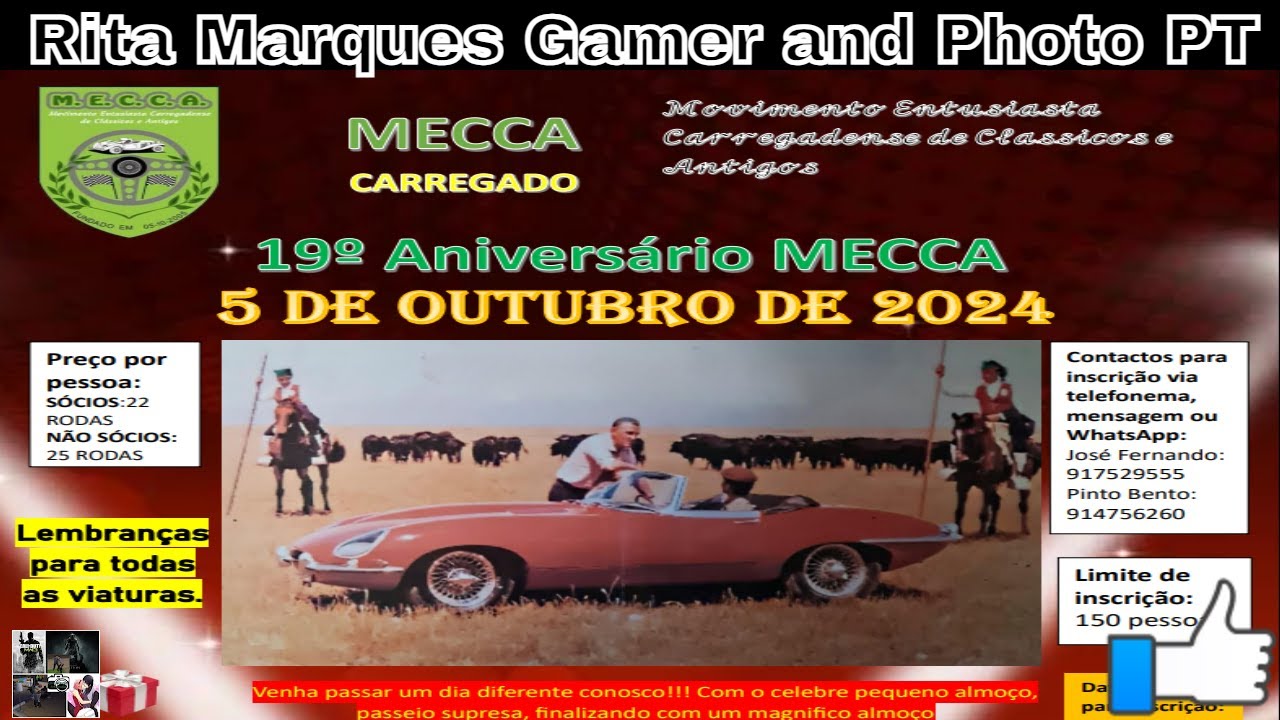 |MECCA - Clássicos e Antigos do Carregado |19ºAniversário MECCA|