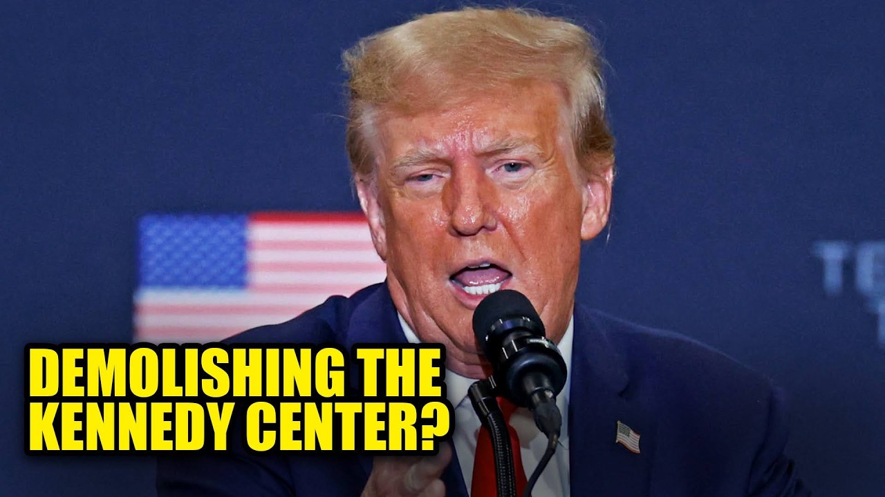 Trump Threatens to DEMOLISH Kennedy Center in Latest Hissy Fit