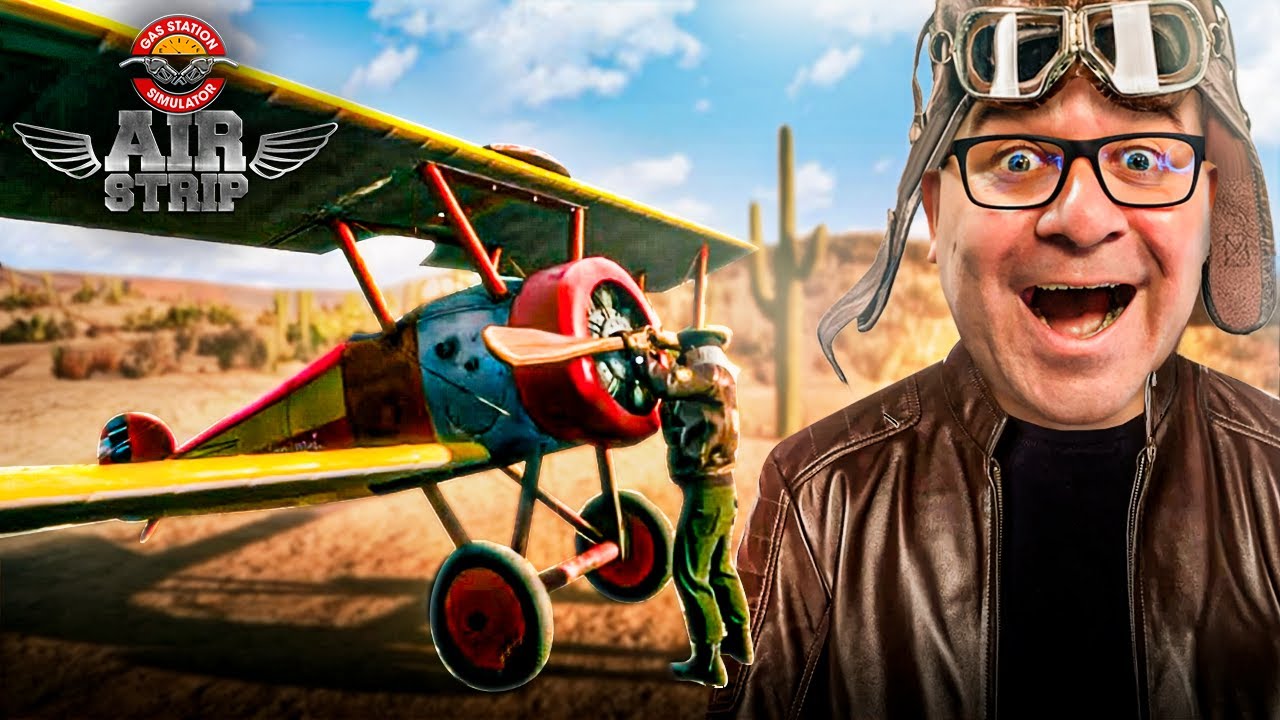 SOU DONO DE UM AEROPORTO | GAS STATION SIMULATOR dlc AIRSTIP Ep.1