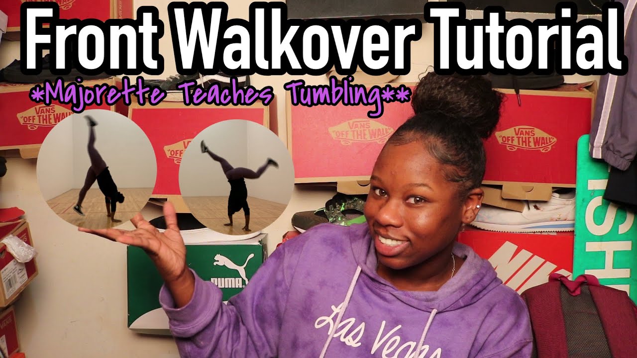 Front Walkover Tutorial **Majorette Dancer Tumbling**