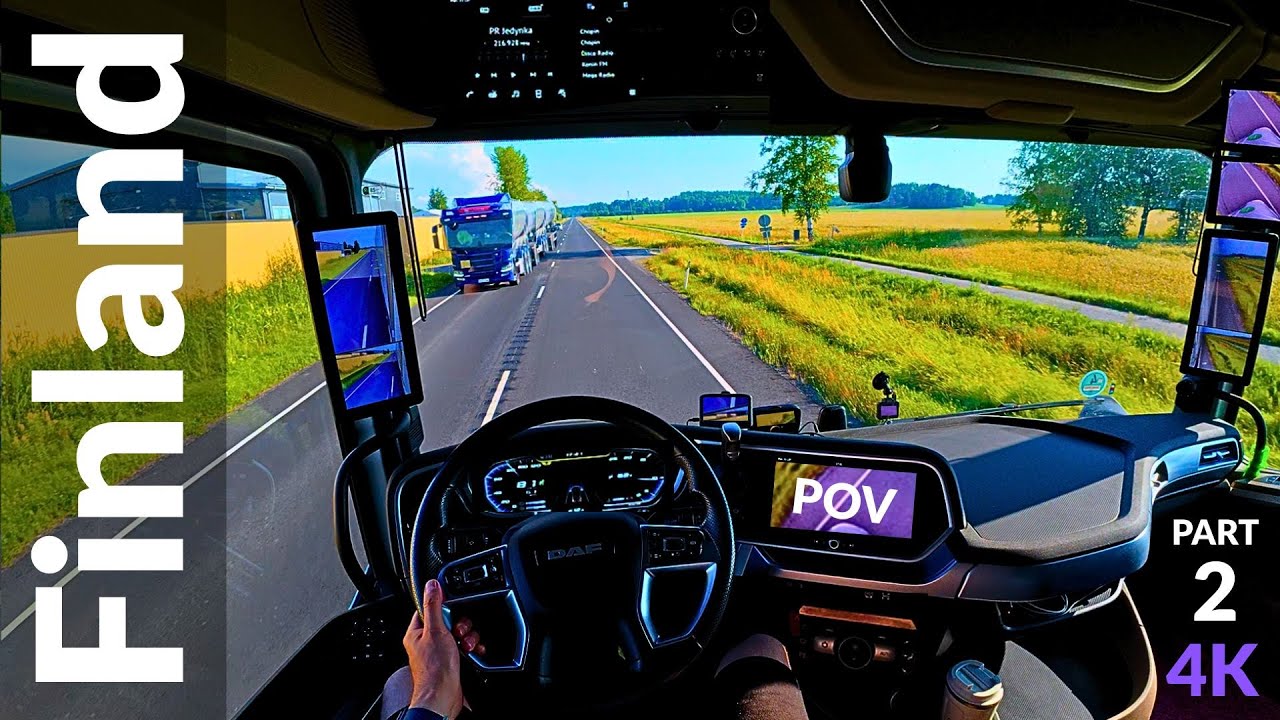 If you are a truck driver and visit Finland, you will be surprised how cool it is to drive and work