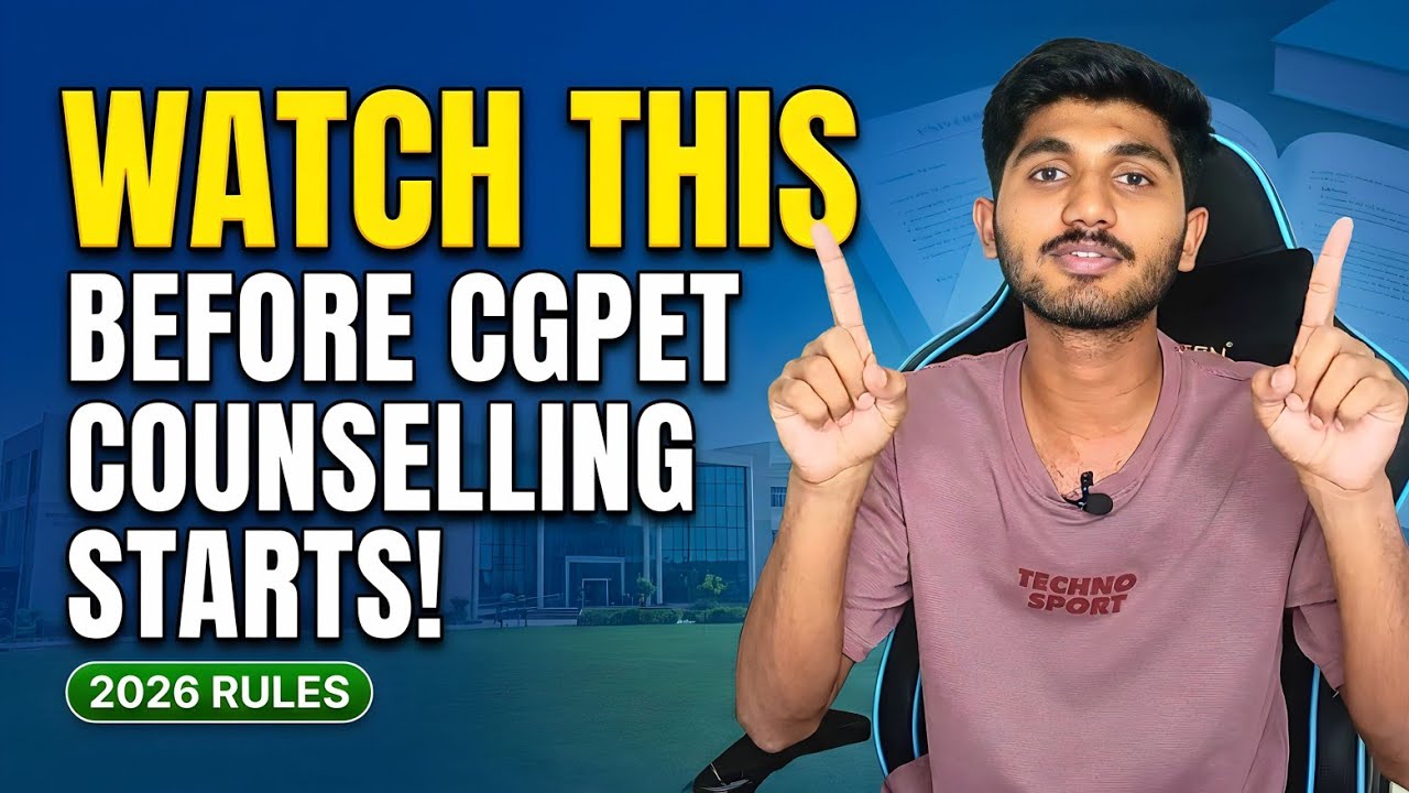 CGPET 2026 Counselling Rules & Guidelines | Everything You Need to Know 🔥
