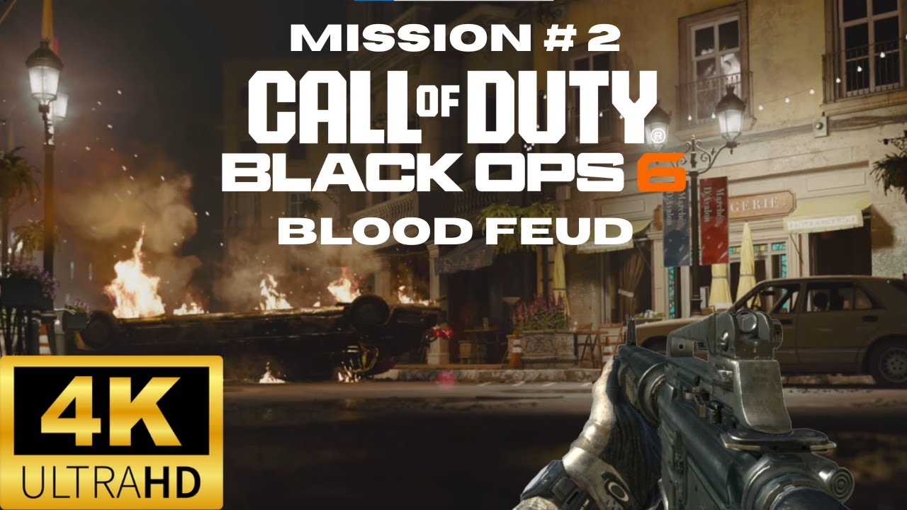 Black Ops 6: BLOOD FEUD (Mission 2) - The Betrayal Begins! Full Campaign Walkthrough 4K