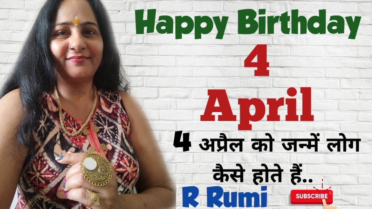 What are people born on April 4th like? / Were you also born on April 4th?