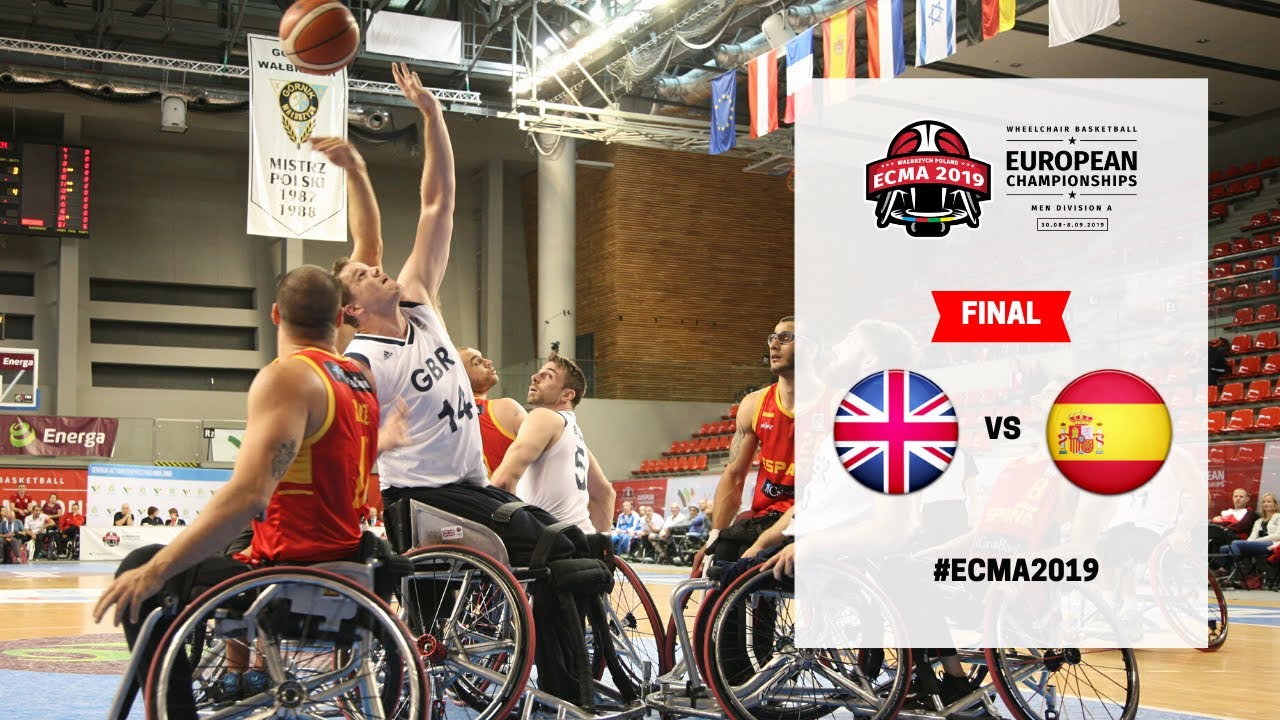 2019 European Championship Men's Final - Great Britain vs Spain | Wheelchair Basketball