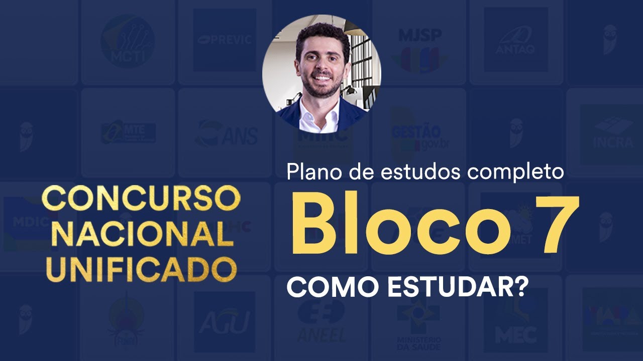 CNU - Plano de estudos completo do Bloco 7: Gestão Governamental e Administração Pública