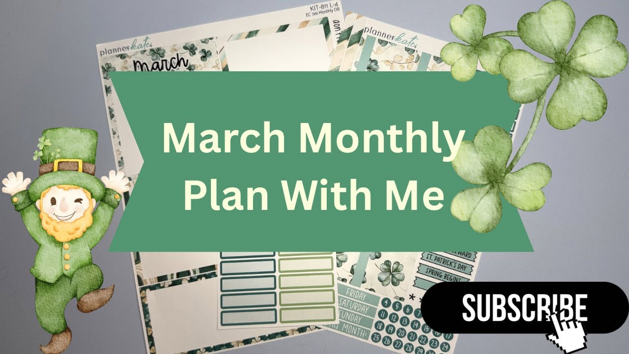 Планируйте свой март вместе со мной | Ежедневник Erin Condren Life Planner
