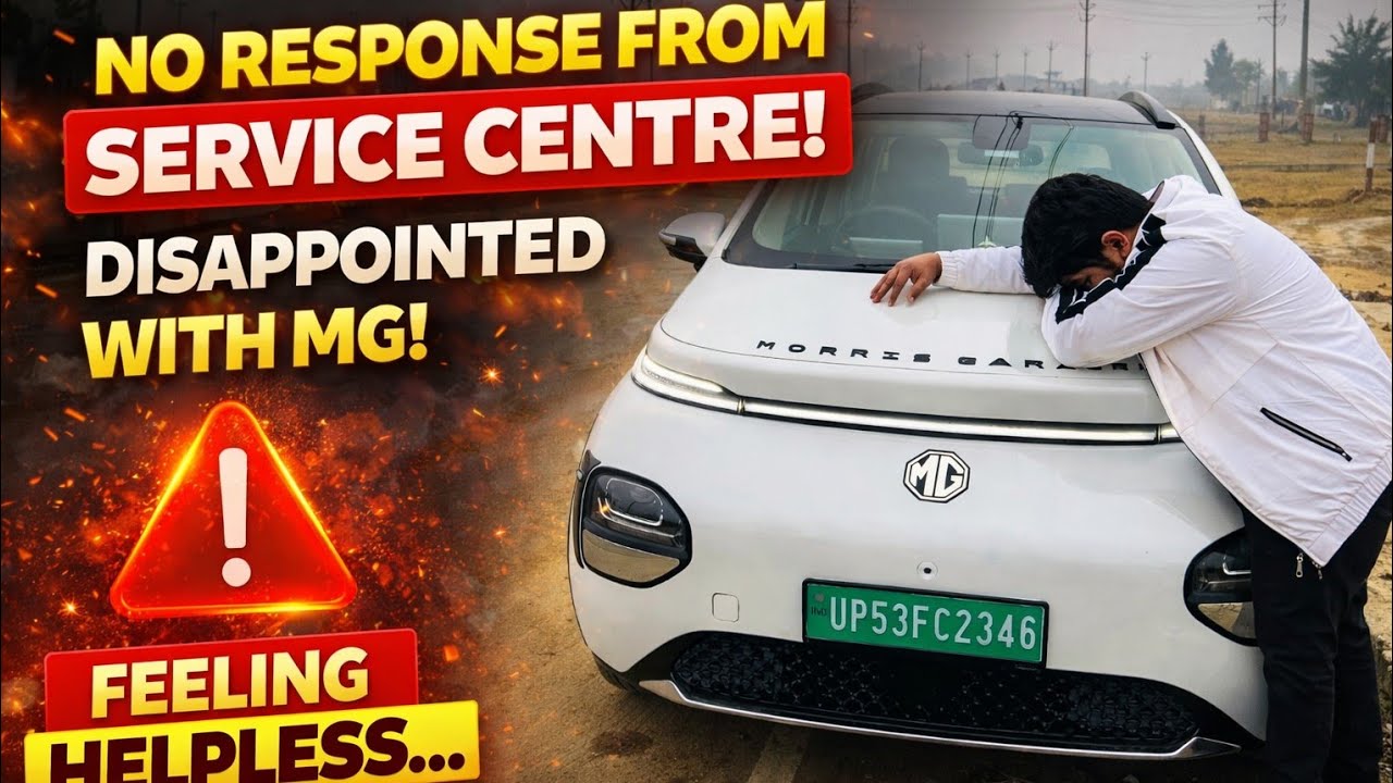 Not Expected This From MG Service Center 😡 | Worst Experience | MG Windsor EV 38 kWh 