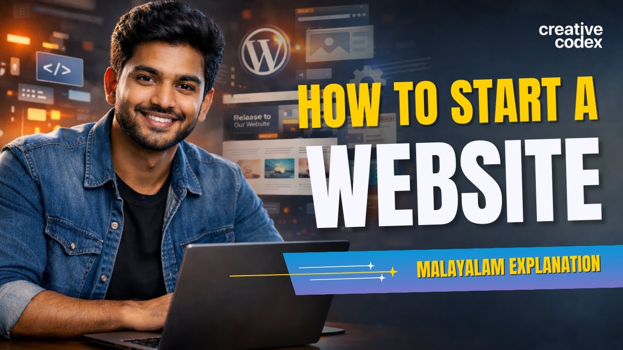 How to Start A Website | Video 02 | Creative Codex