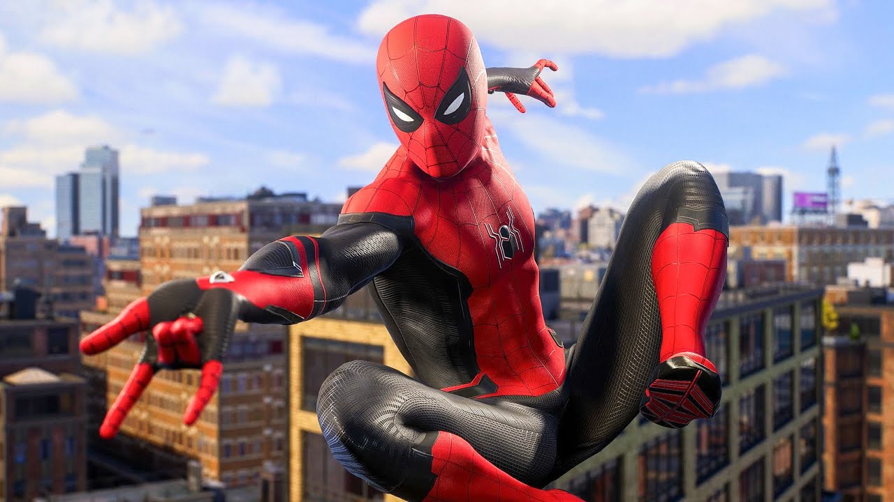 Spider-Man 2 Far From Home suit | Free Roam 4K 60FPS - No Commentary PS5