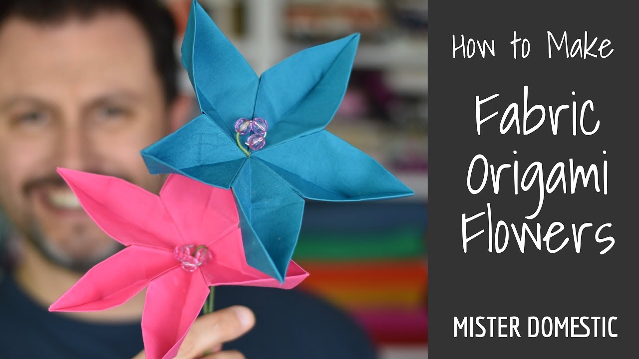 How to Make Fabric Origami Flowers with Mx Domestic