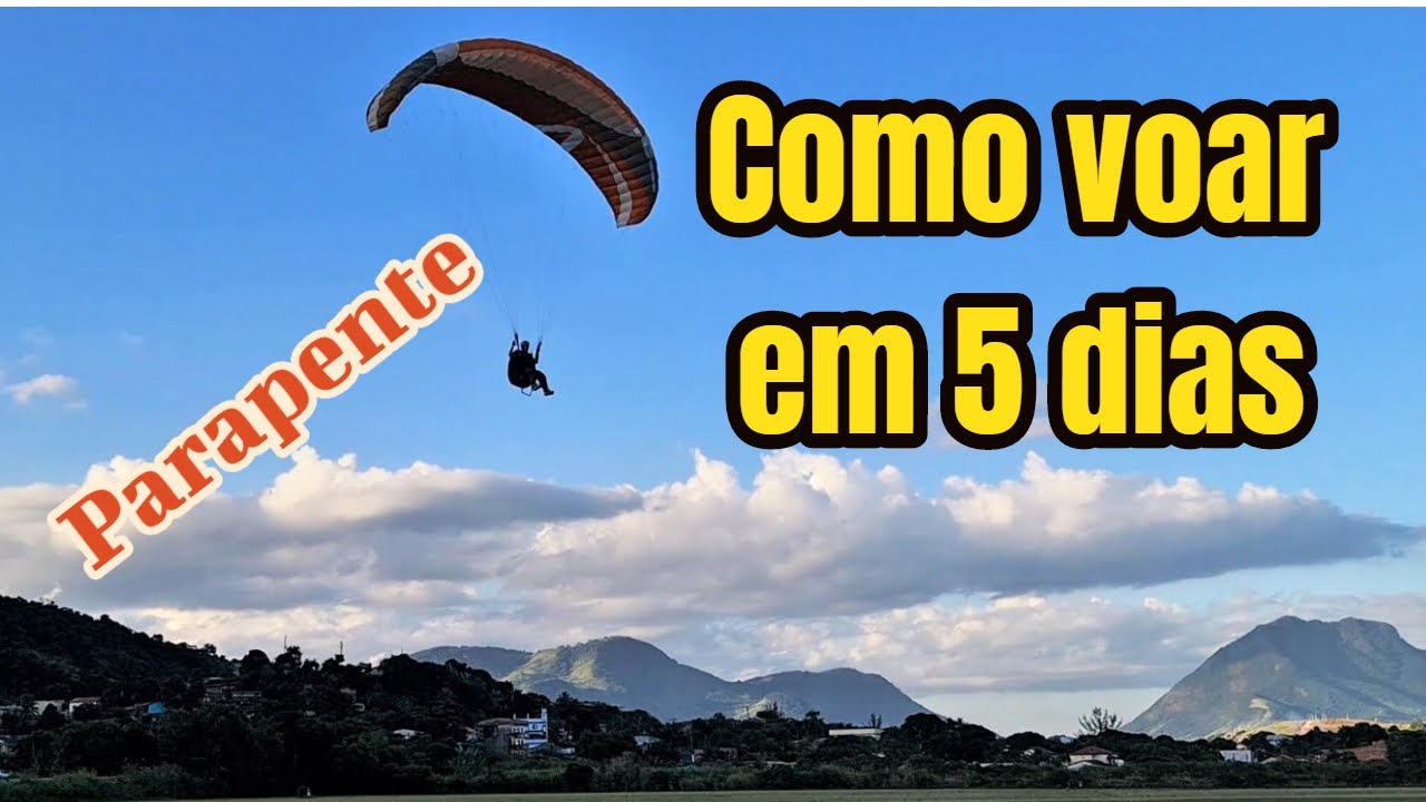 Voo Livre   como voar em 5 aulas