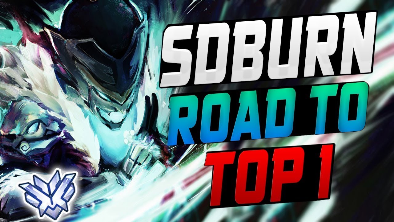 SDBURN PRO GENJI! HE'S INSANE! [ OVERWATCH SEASON 8 TOP 500 ]