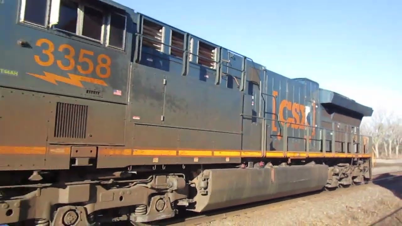 (2-25-2026) CSX eastbound local train in Marion Ohio.