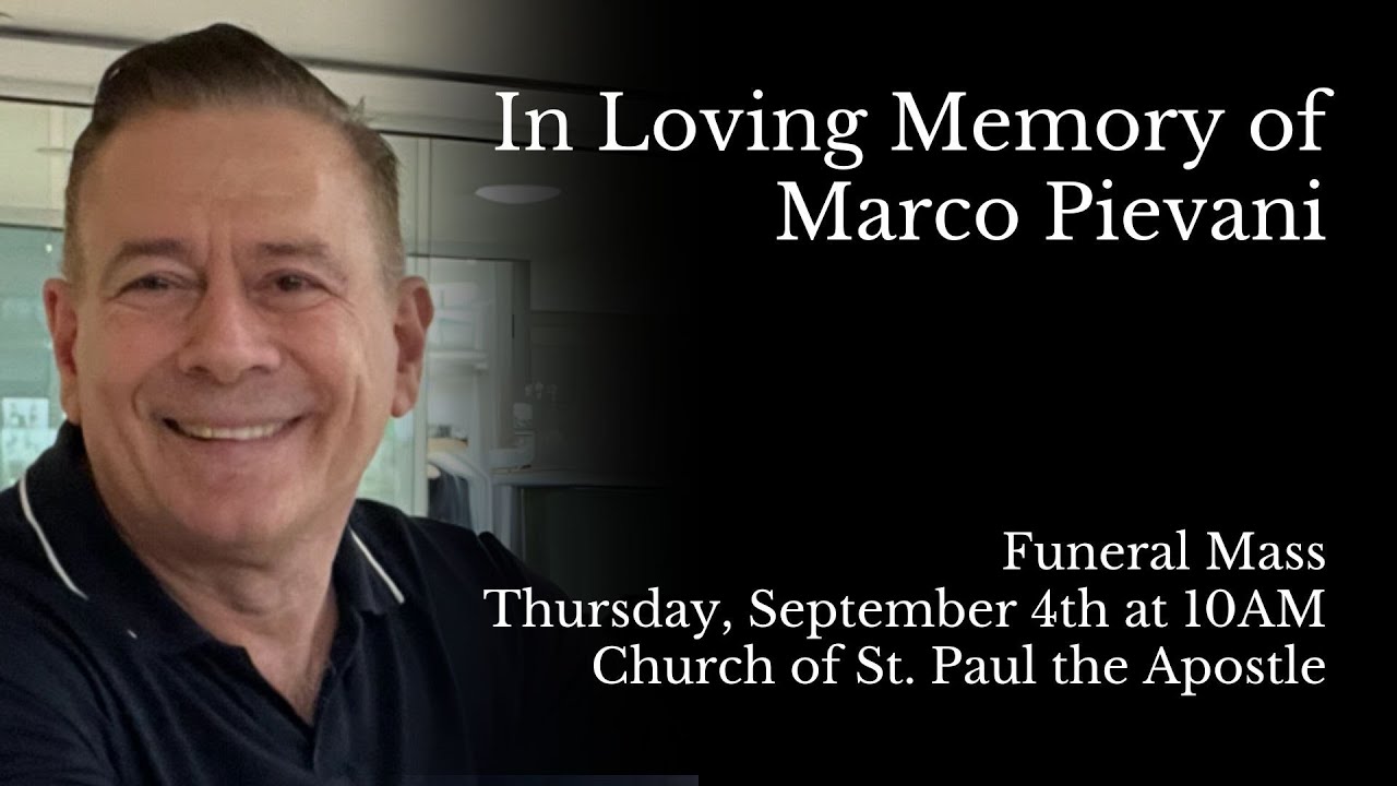 Funeral Mass for Marco Pievani