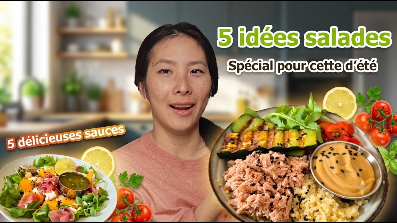 5 Idées salades et 5 délicieuses sauces spécial d'été / Gorge du fier et Cascade d'Angon