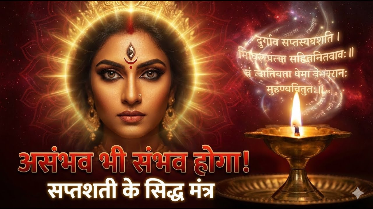 दुर्गा सप्तशती का सबसे प्रभावशाली मंत्र और भजन | सम्पूर्ण विधि और लाभ 🌺