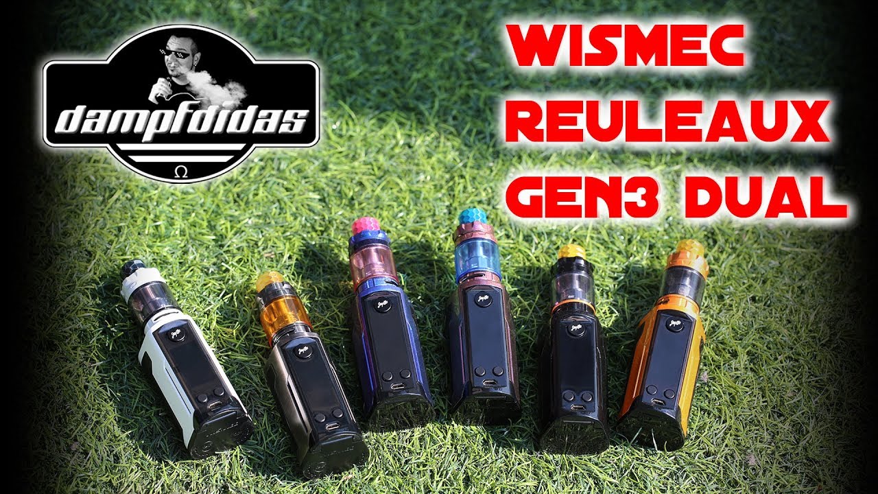 Wismec Reuleaux Gen3 Dual - Kleinster Dual 18650 Akkutr&auml;ger?? 😍 FlipFlop Lackierung 😍