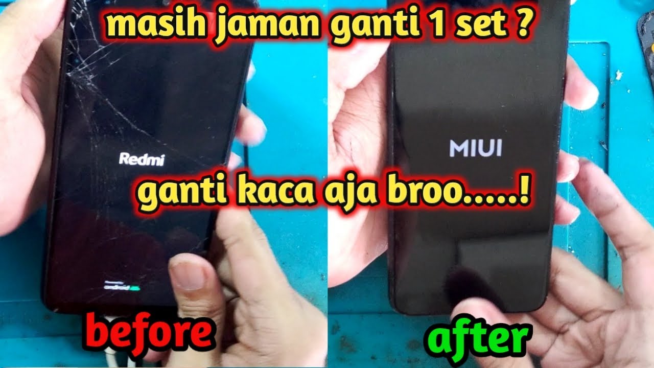 Cara mudah ganti kaca lcd untuk pemula