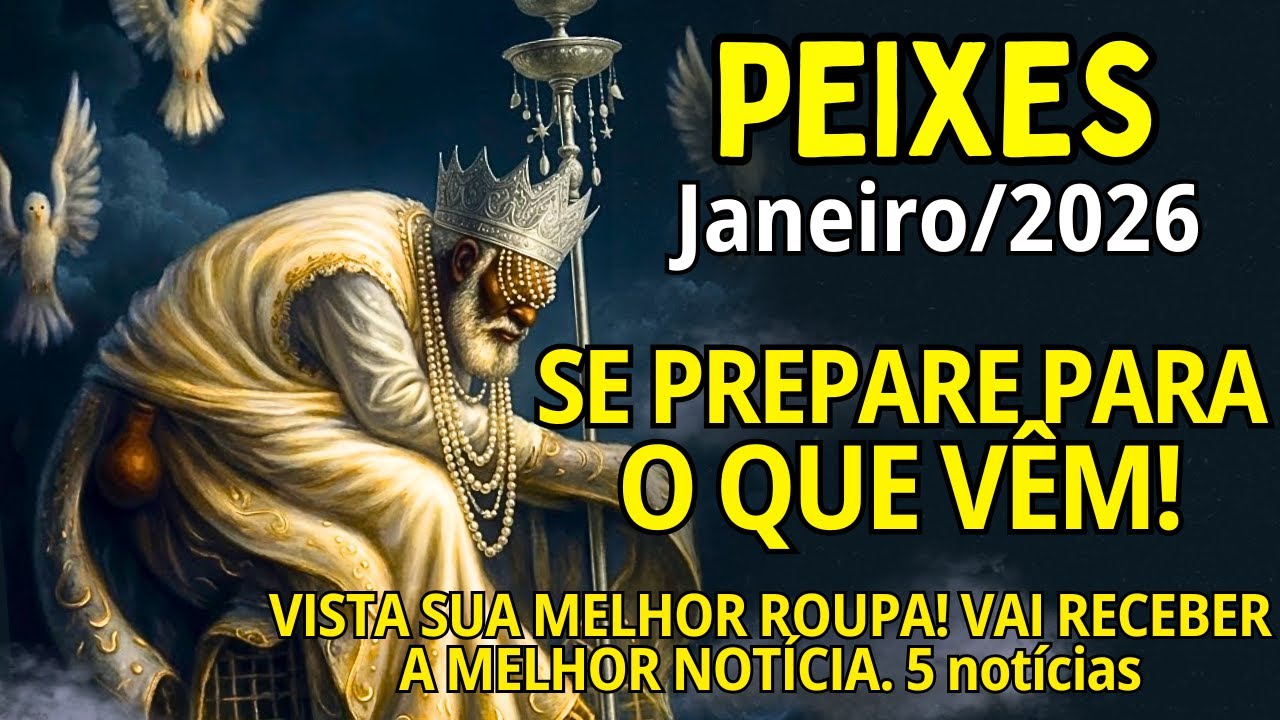 PEIXES Janeiro 2026 ♓ SE DEUS MANDOU É PRA SER SEU! INSUPERÁVEL DE BOM😱NINGUÉM CONSEGUIRÁ SE IGUALAR
