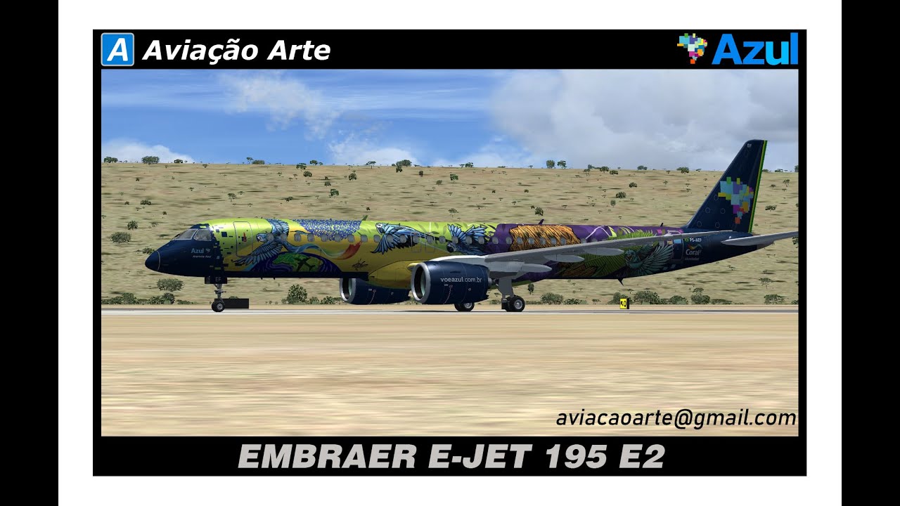 Embraer E-Jet E2 Azul - PS-AEF - Teste de Voo