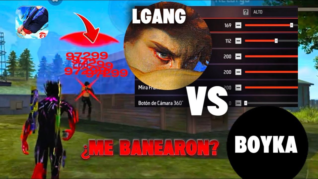 Probé la Sensibilidad de los Jugadores Más acusados de LATAM / L-GANG VS BOYKA 👹”CUAL ES MEJOR “ ?😳