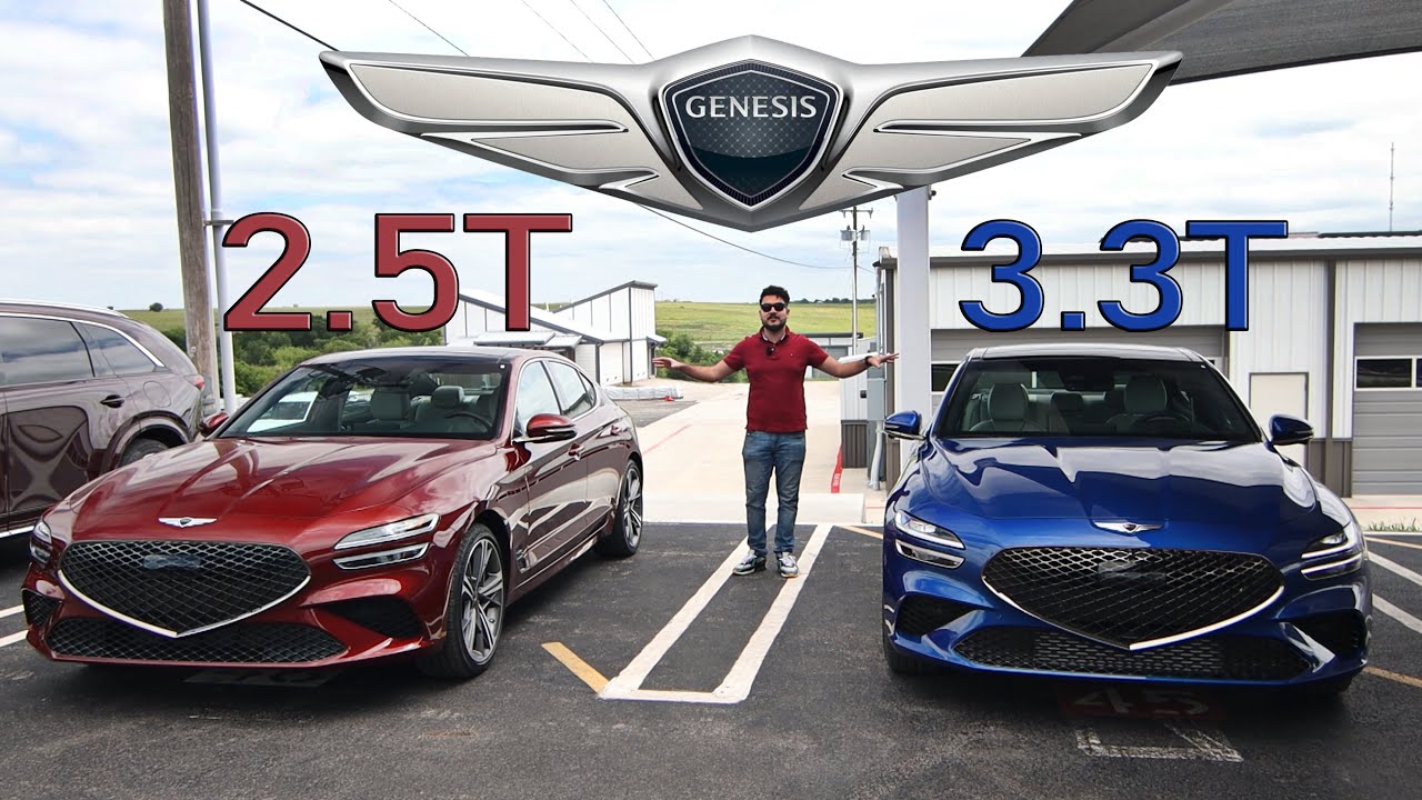 Genesis G70 2024 3.3T против 2.5T: новый 4-цилиндровый двигатель лучше, чем V6?!