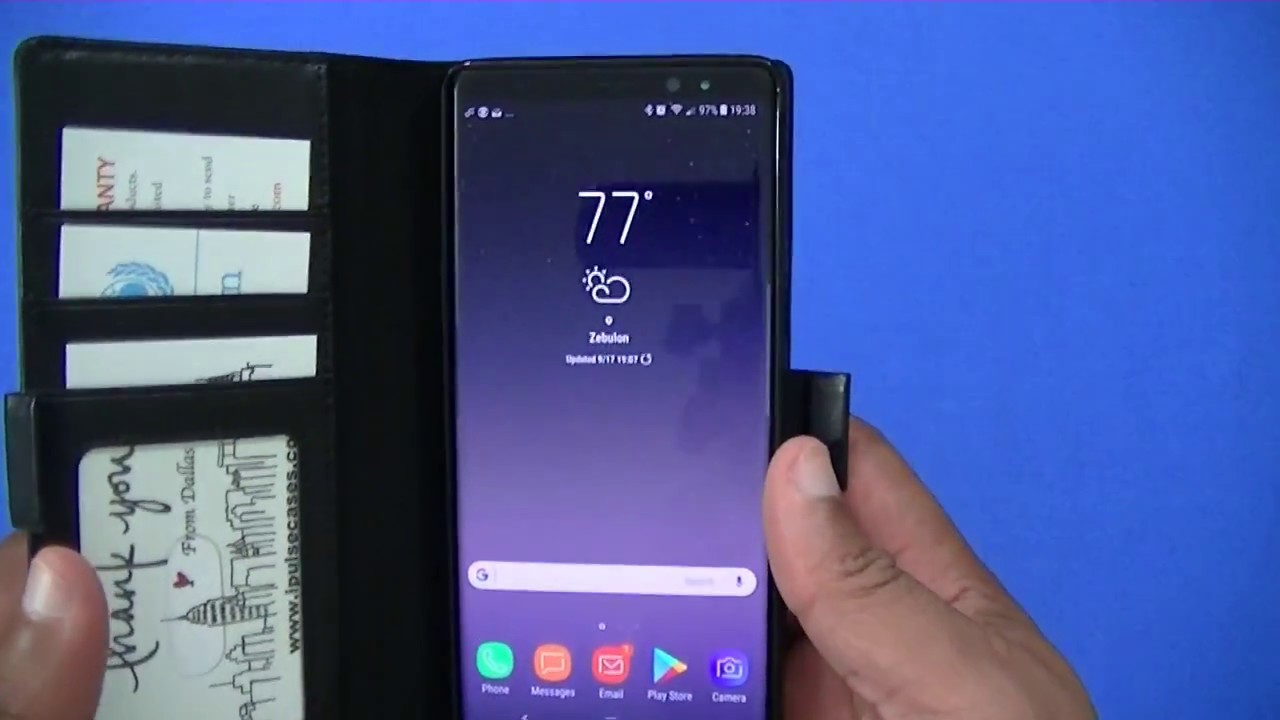 Galaxy Note 8 Wallet Case Leather -- iPulse Journal Series!