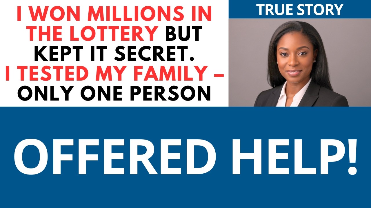 I Won Millions In The Lottery But Kept It Secret – Here's Why It Was the Best...| Sweet Soul Stories