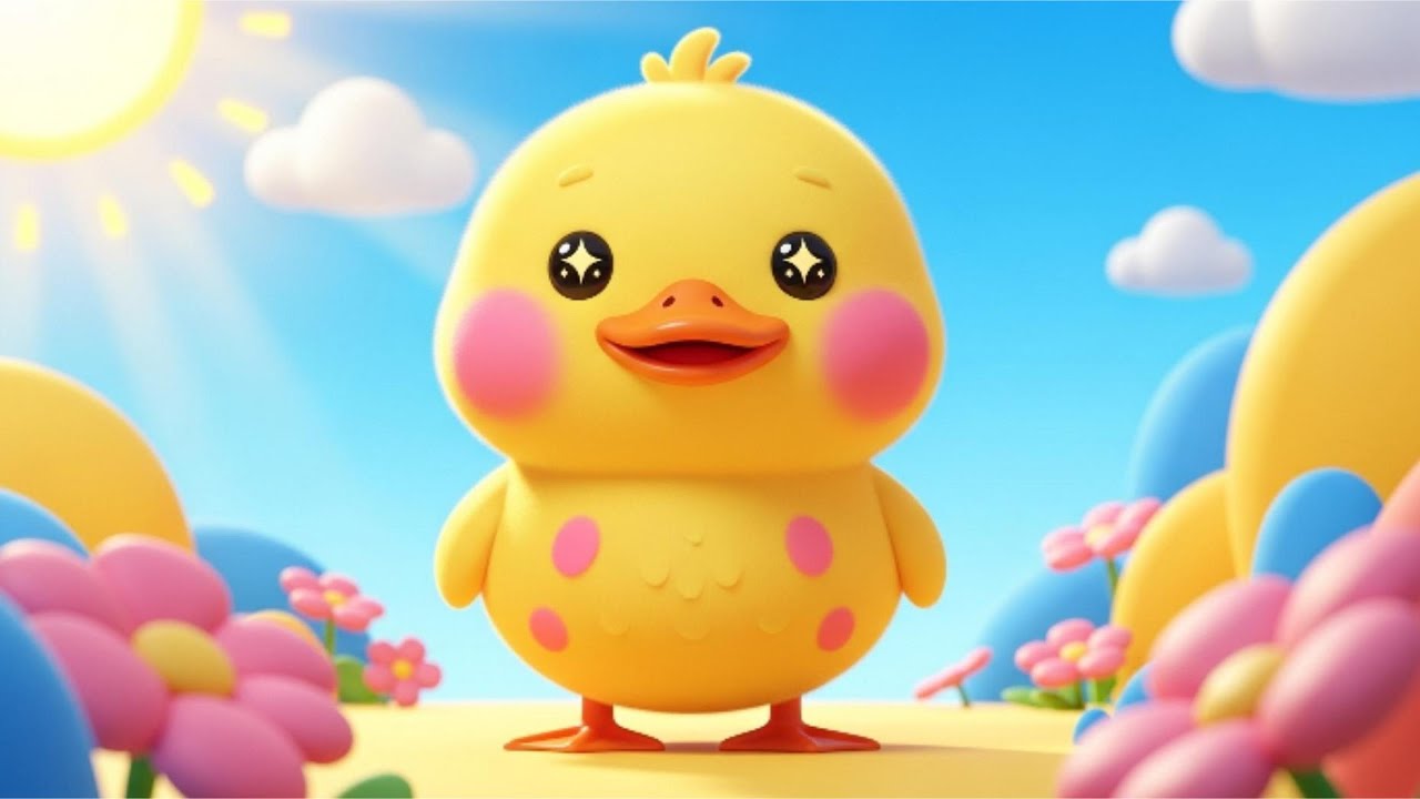 VỊT ĐỐM HỒNG DỄ THƯƠNG _ Nhạc Thiếu Nhi  _  #xuhuong #funny #cartoon #trending #cute #chobe#ai