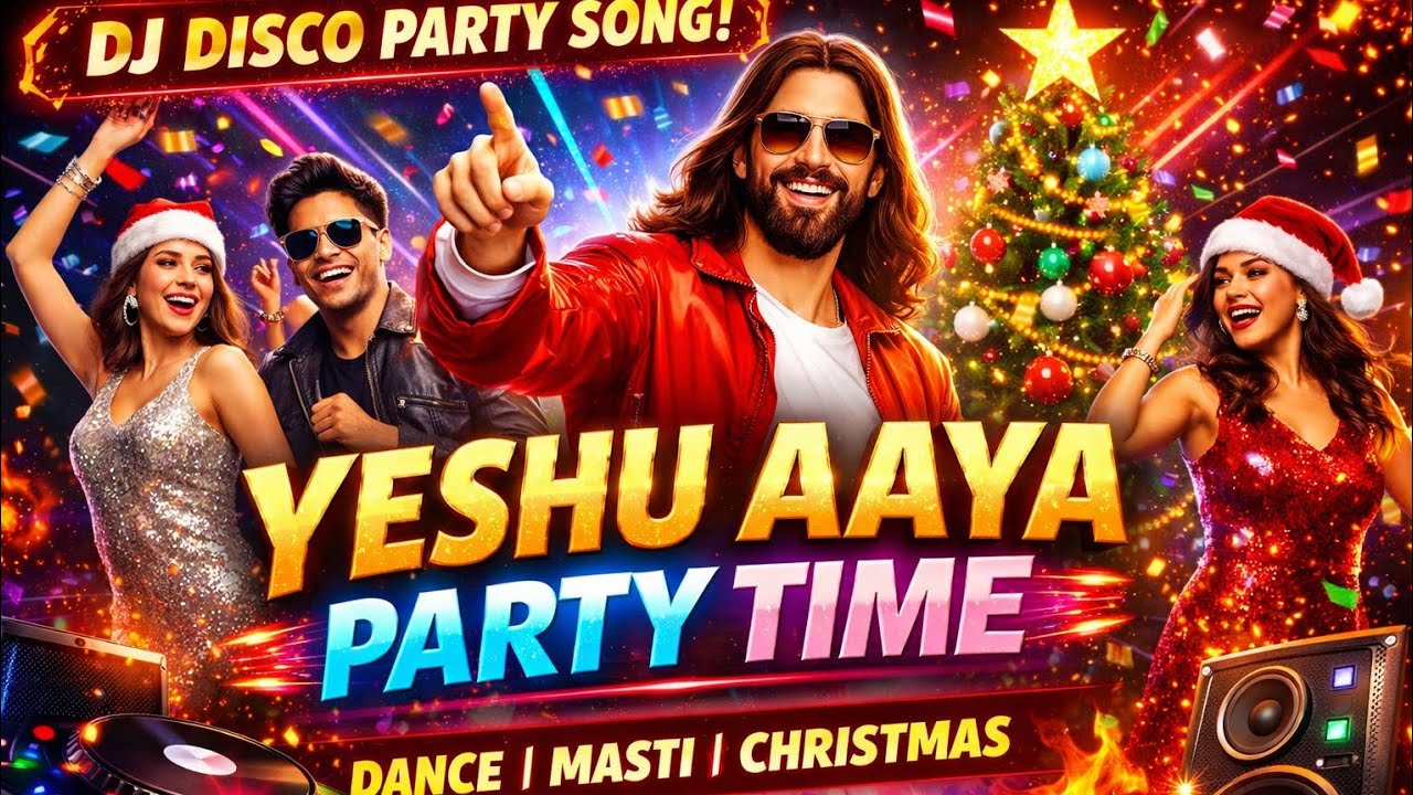 New christmas party song 🎄💥🎁ll येशु आया पार्टी  का समय ll🎄🎊🎁 New christmas song ll🎄🎄🎁 ll