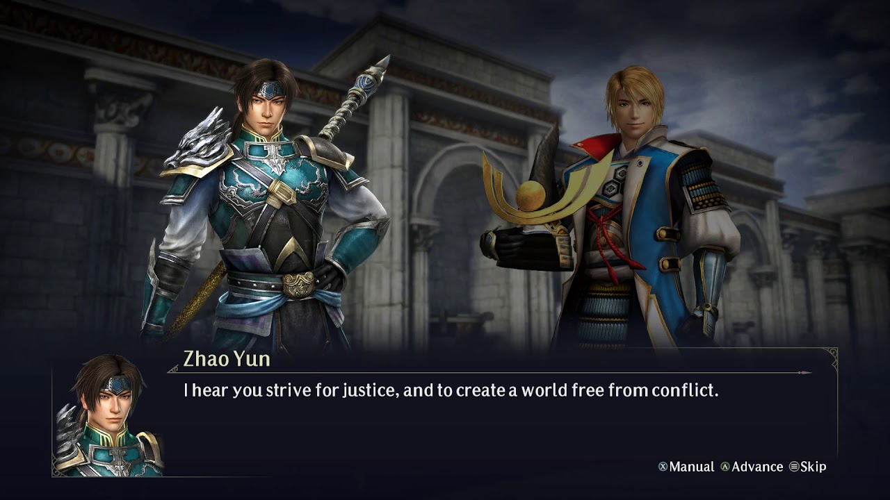 Warriors Orochi 4 - Camp Lines - Zhao Yun