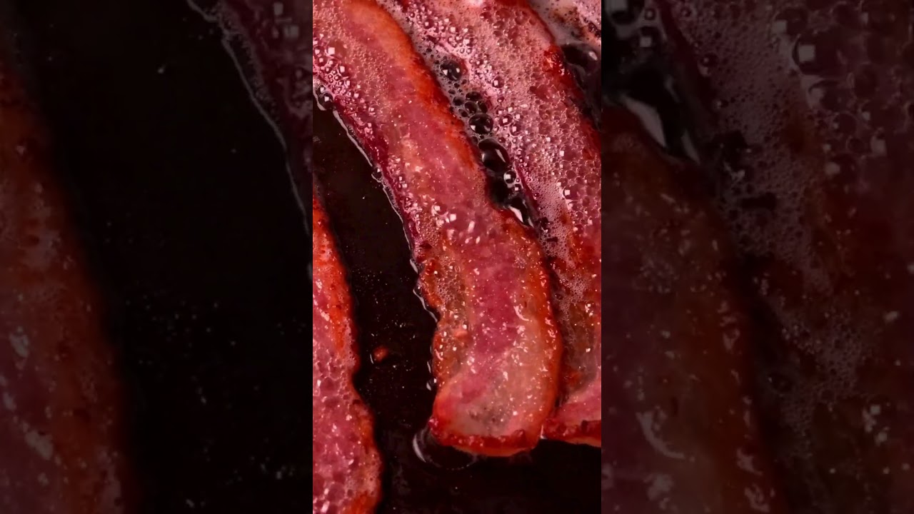 Happy National Bacon Lovers Day! The Sound of Bacon | Bacon Sizzling | Ambience
