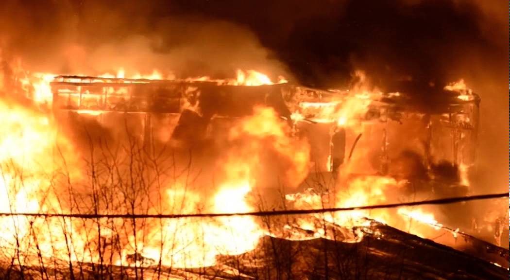 Stor brand på en förskola i Hammarö
