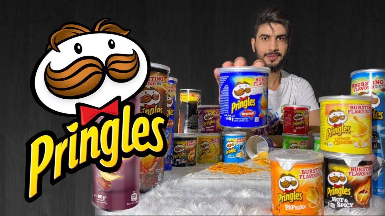 تجربة أنواع برينجلز Pringles asmr