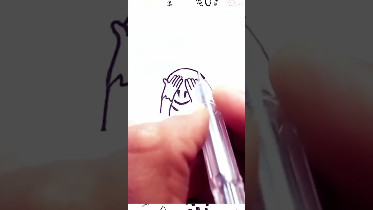 See-no-evil monkey🙈 Drawing #shortsviral  #draw