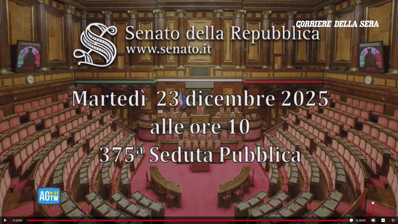 Il voto sulla legge di bilancio in Senato