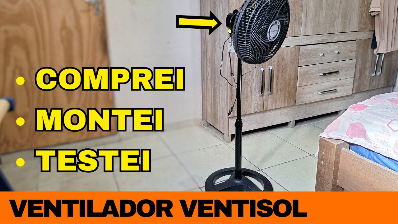 Ventilador Ventisol - Conheça Todos Os Detalhes Antes de Comprar [Unboxing e Review]