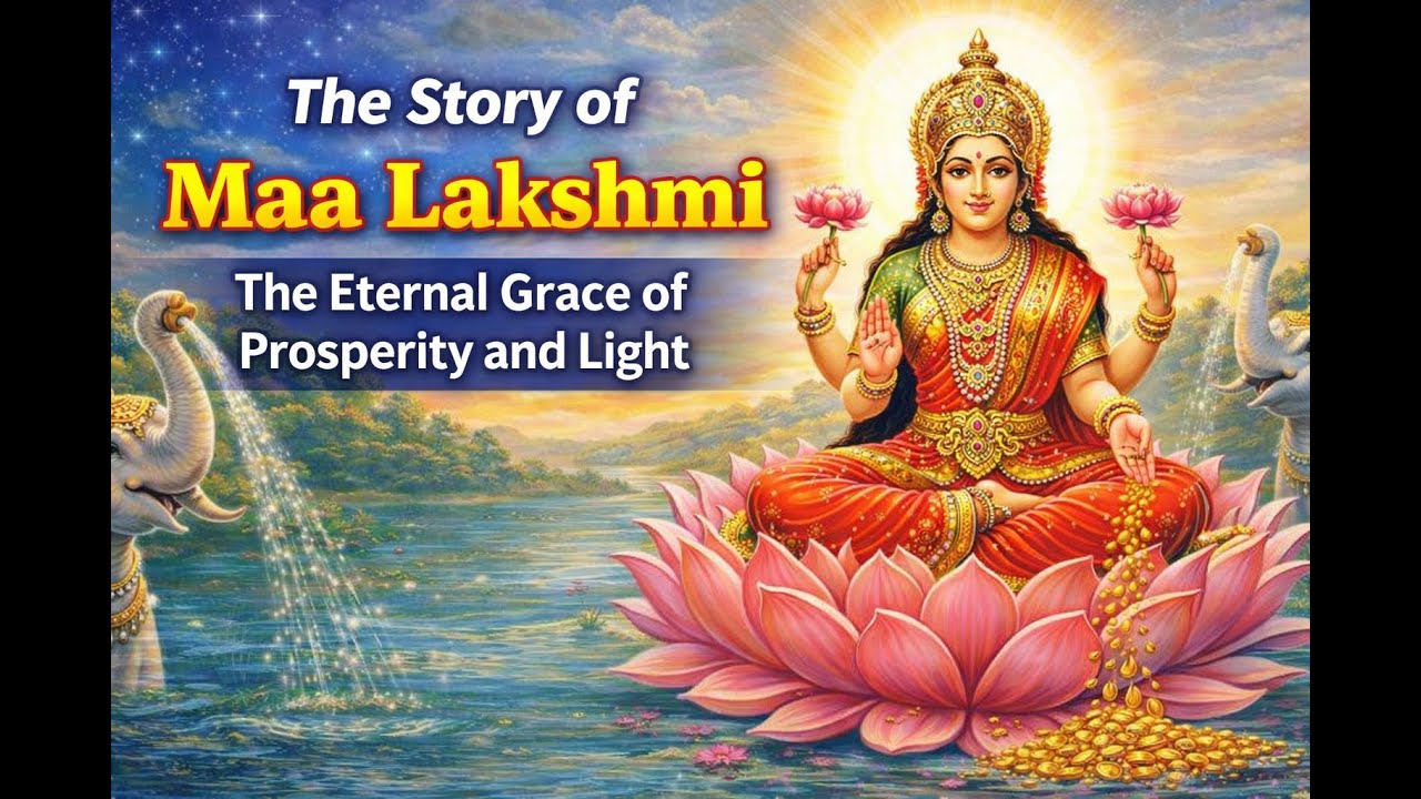 The Story of Maa Lakshmi: The Eternal Grace of Prosperity and Light 09 #lakshmi  #hindugoddes #om